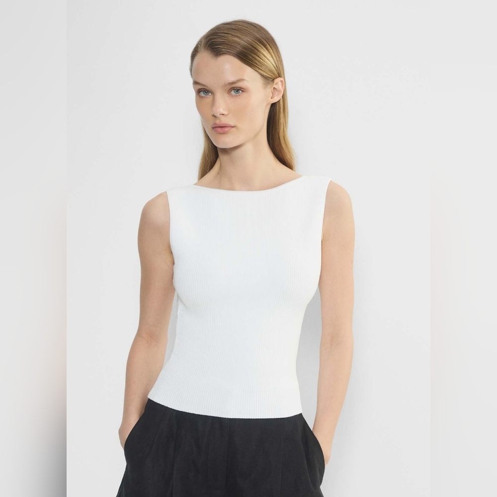 Sculpt Knit Backless Tank